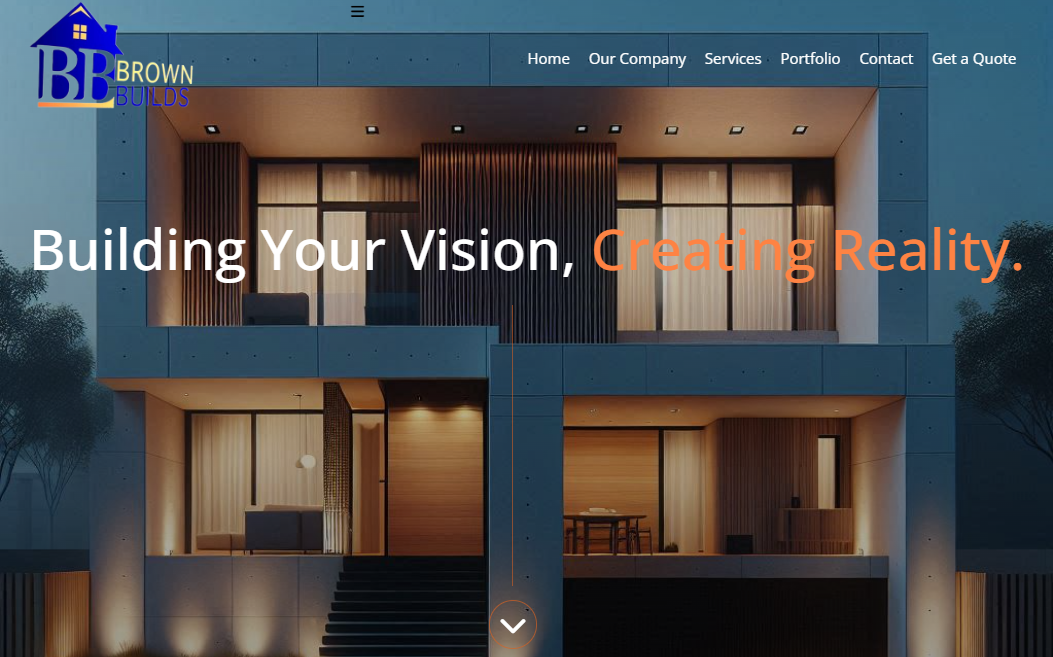 Brown Builds Website Preview